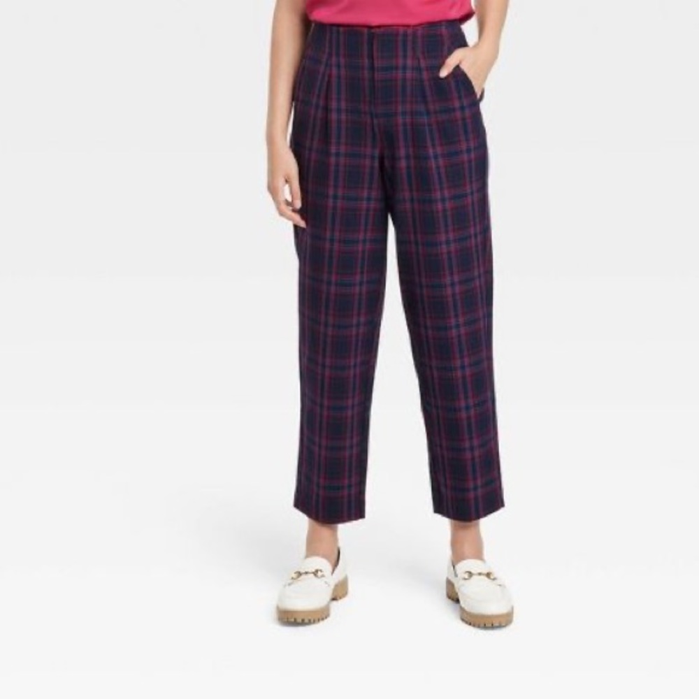 A New Day - women’s high-rise relaxed fit tapered ankle trousers